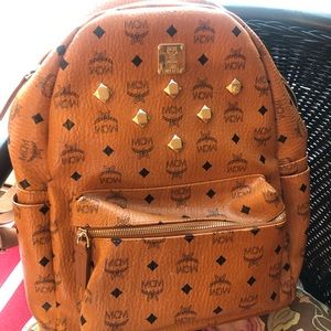 MCM leather backpack